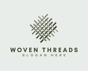 Woven Textile Pattern logo design