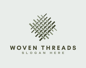 Woven - Woven Textile Pattern logo design