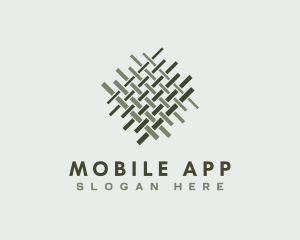 Woven - Woven Textile Pattern logo design