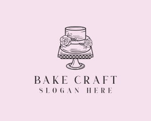 Wedding Cake Bakery logo design