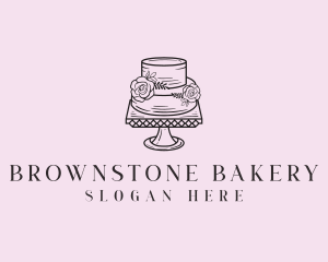 Wedding Cake Bakery logo design