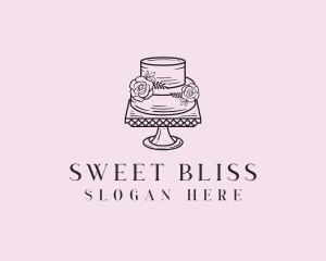 Wedding Cake Bakery logo design