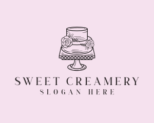 Wedding Cake Bakery logo design