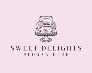 Wedding Cake Bakery logo design