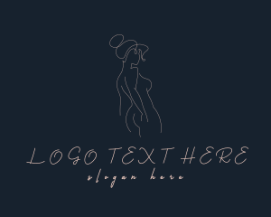 Night Wear - Nude Body Beautician logo design