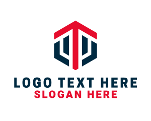 Firm - Hexagon Business Letter T logo design