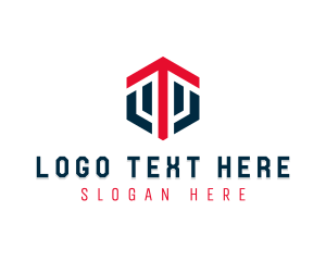 Automotive - Hexagon Business Letter T logo design