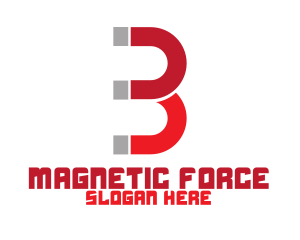 Electromagnet - Magnet Number 3 logo design