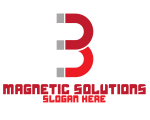 Magnetic - Magnet Number 3 logo design