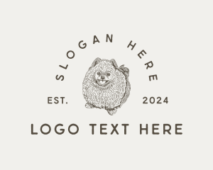 Kennel - Pomeranian Dog Pet logo design