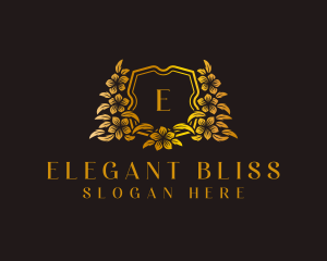 Deluxe Floral Wreath Logo