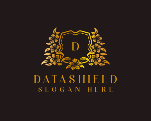 Deluxe Floral Wreath Logo