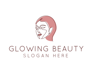 Beauty - Beautiful Girl Cosmetics logo design