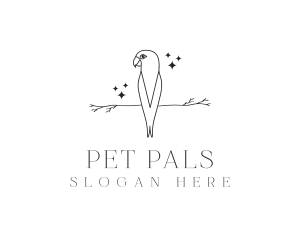 Aviary Bird Parrot logo design