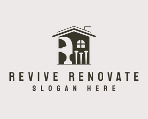 House Repair Construction logo design