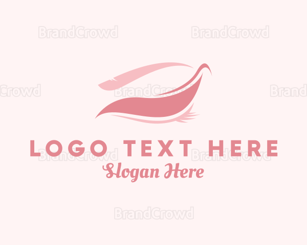 Beauty Feminine Eyelash Logo