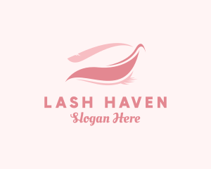 Beauty Feminine Eyelash logo design