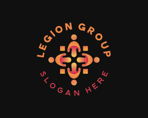 People Teamwork Group logo design