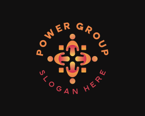 People Teamwork Group logo design