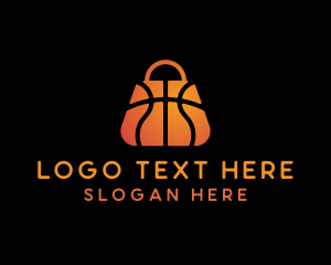 Shopping Mall - Basketball Sports Gear Shopping logo design