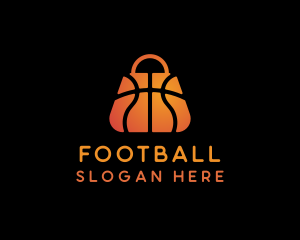 Basketball Sports Gear Shopping Logo