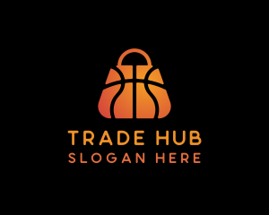 Marketplace - Basketball Sports Gear Shopping logo design