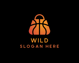 Marketplace - Basketball Sports Gear Shopping logo design