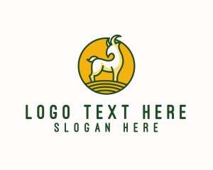 Dairy - Goat Farm Livestock logo design