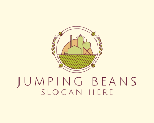 Hop Farm Brewery logo design