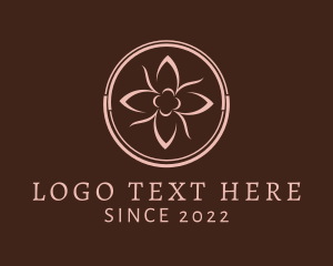 Botanical - Luxury Cosmetic Flower logo design