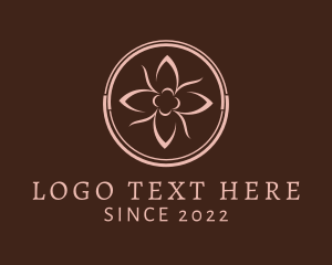 Lux - Luxury Cosmetic Flower logo design