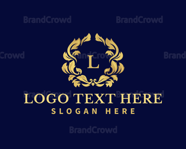 Luxury Wreath Hotel Logo
