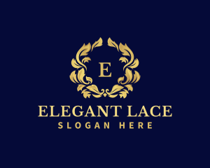 Luxury Wreath Hotel logo design