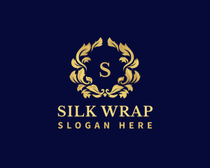 Luxury Wreath Hotel logo design