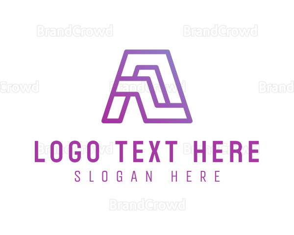 Maze Tech Letter A Logo