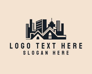 Apartment House Cityscape Logo