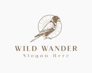 Wild Bird Parrot logo design