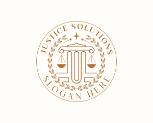 Judicial Court Paralegal logo design