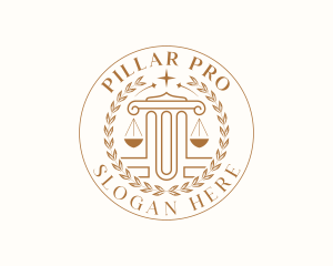 Judicial Court Paralegal logo design