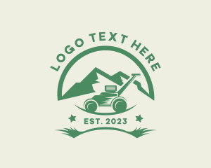 Hills - Lawn Mower Mountain logo design