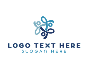 Collaboration - Crowdfunding Organization Group logo design