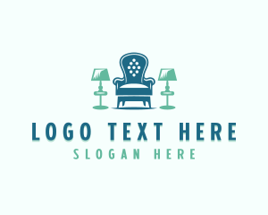 Refurbish - Home Decor Sofa Chair logo design