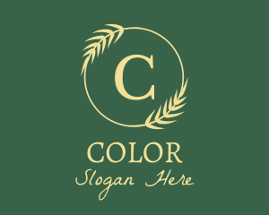 Vegan - Elegant Natural Lettermark logo design