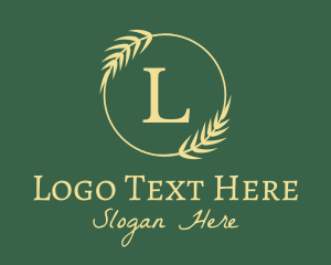 Vegetarian - Elegant Natural Lettermark logo design