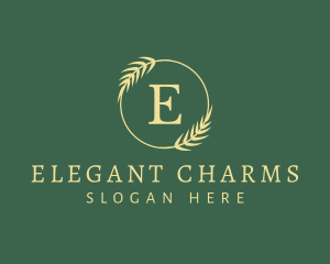 Elegant Natural Lettermark  logo design