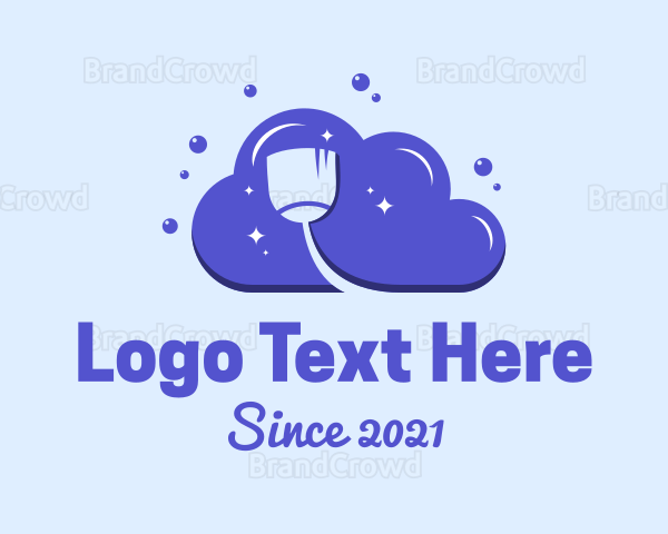 Clean Broom Cloud Logo