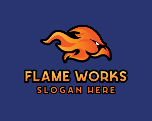 Flame - Flaming Bird Esports logo design