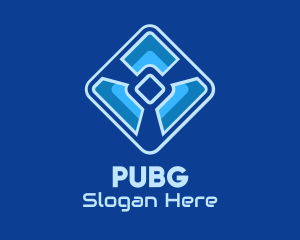 Blue Cyber Tech Software Logo