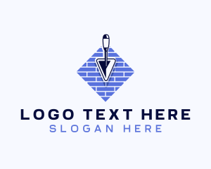 Stonework - Brick Trowel Builder logo design