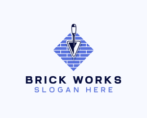 Brick Trowel Builder logo design